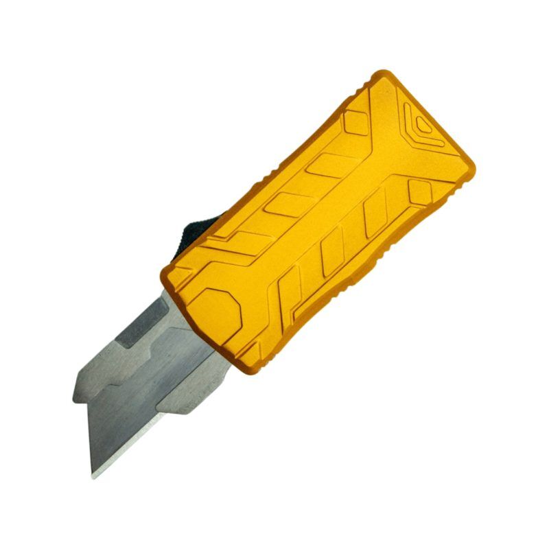 TacKnives yellow OTF Knife Box Cutter TacKnives yellow OTF Knife Box Cutter