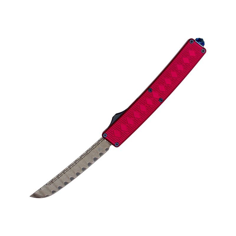 TacKnives Red Katana with Damascus blade TacKnives Red Katana with Damascus blade