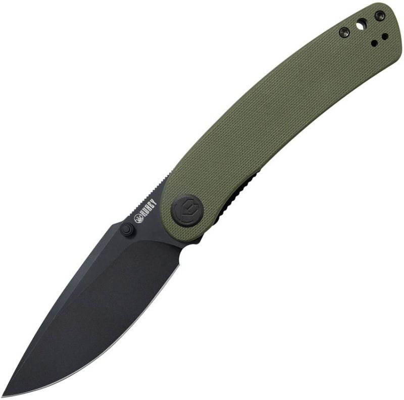 Kubey-Momentum-Liner-Lock-Folding-Knife-Green-01 Kubey Momentum Liner Lock Folding Knife Green